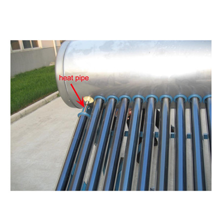 Solárny systém na ohrev vody z nízkotlakej vákuovej trubice z nehrdzavejúcej ocele