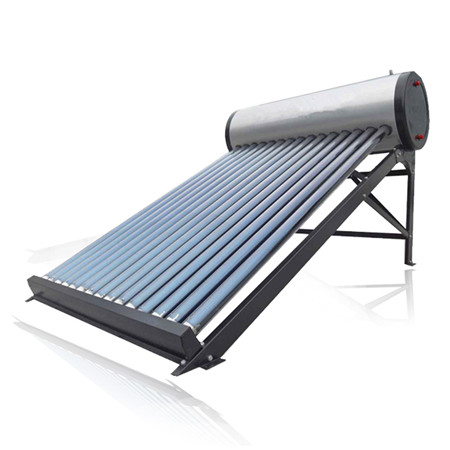 Splitový tlakový solárny ohrievač vody sa skladá z plochého solárneho kolektora, vertikálneho zásobníka teplej vody, čerpacej stanice a expanznej nádoby.