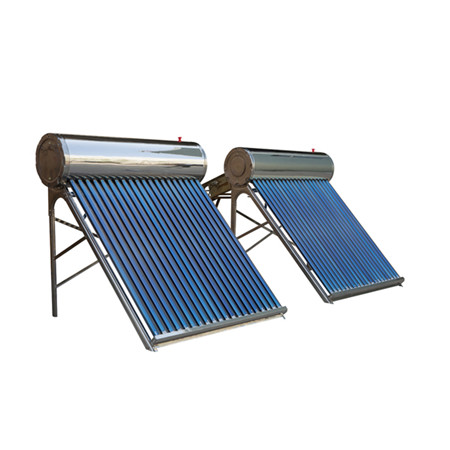 Strešný solárny ohrievač vody z nehrdzavejúcej ocele so plochým solárnym kolektorom a polyuretánovou nádržou s vysokou hustotou