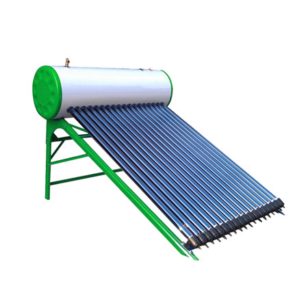Beztlakový vákuový solárny kolektor pre projekt teplej vody
