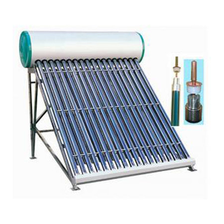 Odtlakový solárny ohrievač vody pre použitie v domácnosti na ohrev teplej vody